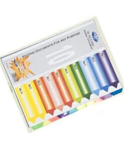 Bìa phân trang nhựa 10 màu