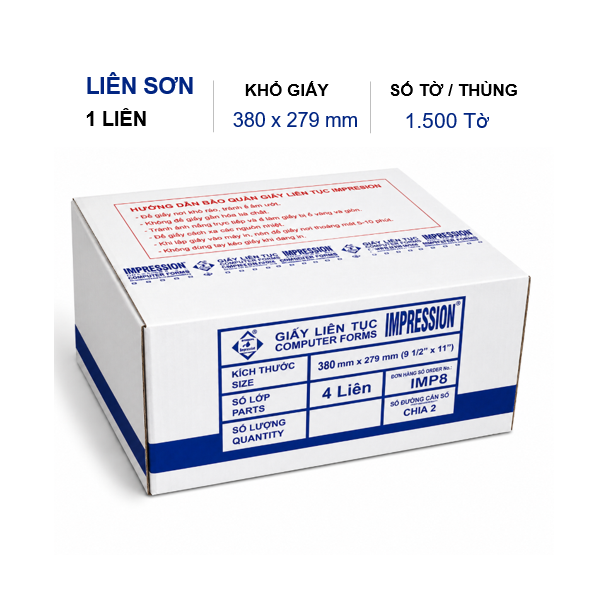 LIÊN SƠN - Giấy In Liên Tục SUPER WHITE (1 liên) - Ảnh 4