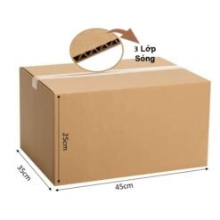 Thùng Giấy Carton (45x35x25cm) - 3 lớp