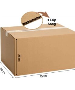 Thùng Giấy Carton (45x35x25cm) - 3 lớp