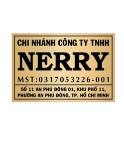 Bảng Hiệu Mica Treo Tường