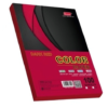 GRAND - Bìa Màu A4 ĐB Black Red 160gsm - Đỏ Đô