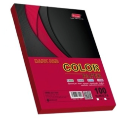 GRAND - Bìa Màu A4 ĐB Black Red 160gsm - Đỏ Đô
